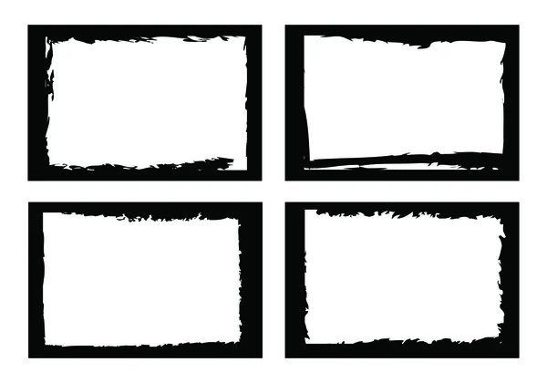 Grunge 边框或框架 — 图库矢量图片