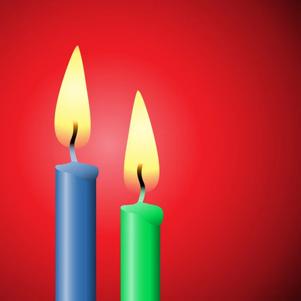Δύο κεριά — Διανυσματικό Αρχείο
