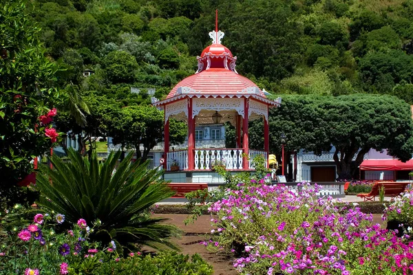 stock image Summer-house in public garden