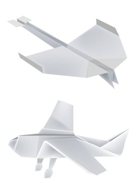 Origami_aeroplanes clipart