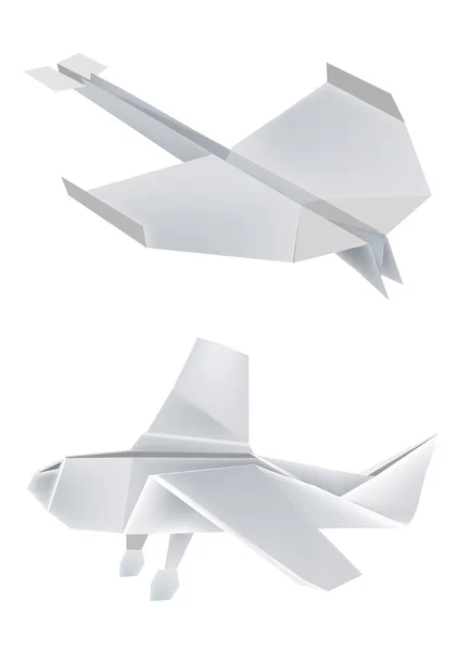 Origami _ Aviões — Vetor de Stock