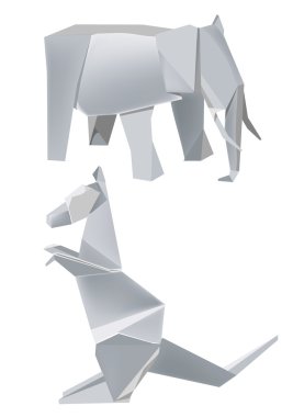 Paper_elephant_kangaroo