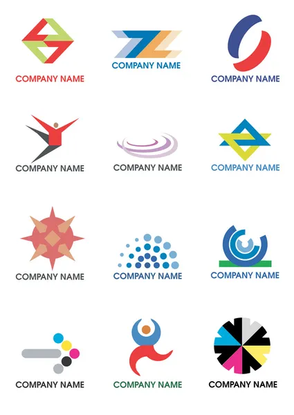 Company_icons_symbols — Wektor stockowy