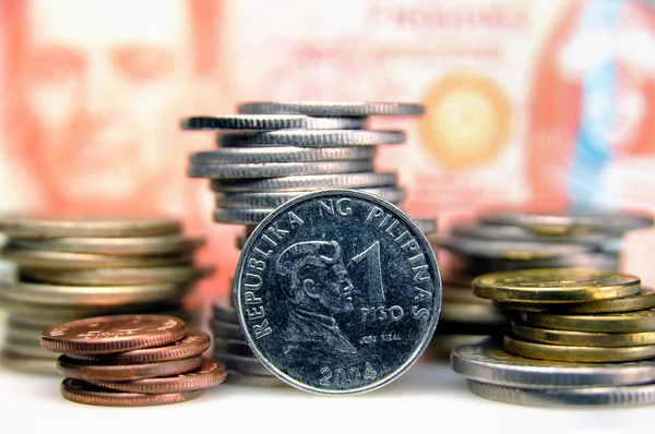 Filipinas moeda — Fotografia de Stock