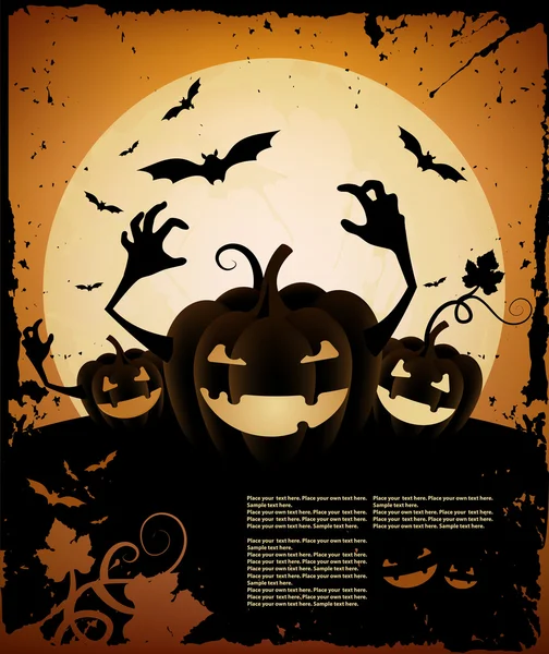 Ilustración de Halloween — Archivo Imágenes Vectoriales