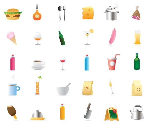 Icons for food and drinks