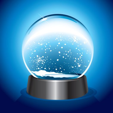 Magic Snow Dome clipart