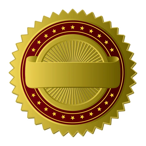 Label d'or — Image vectorielle