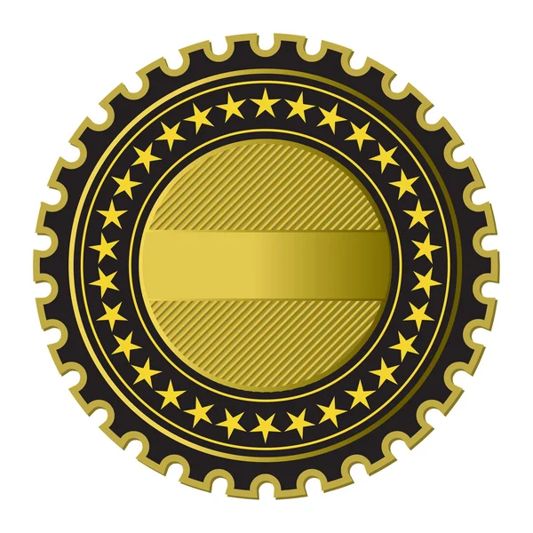 Label d'or — Image vectorielle
