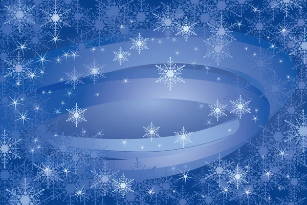 Flocons de neige Contexte (illustration ) — Image vectorielle