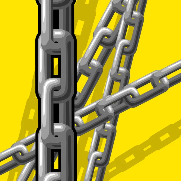 Řetězy (ilustrace) — Stockový vektor