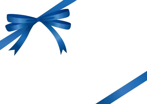 Blue Ribbon (illustration) — Stock Vector