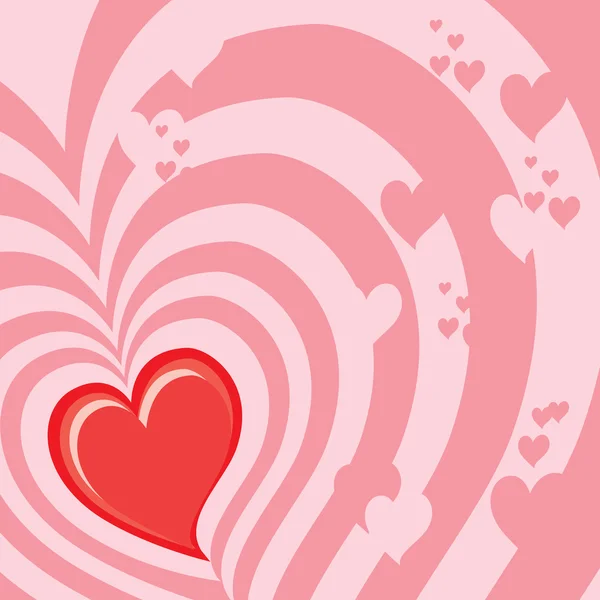 Hearts Background (illustration) — Stock Vector