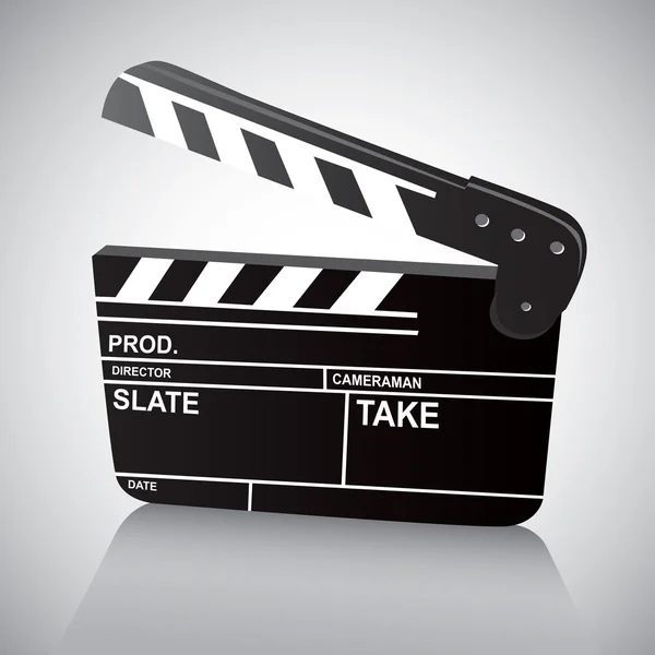 Film klappplatta — Stock vektor