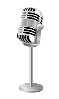 Retro Microphone clipart