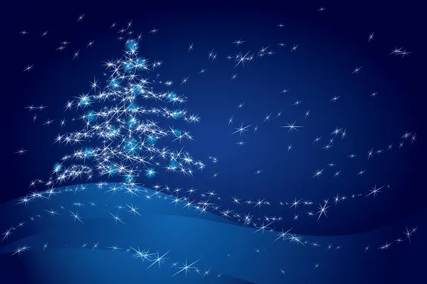 Χριστουγεννιάτικο δέντρο φόντο — Διανυσματικό Αρχείο