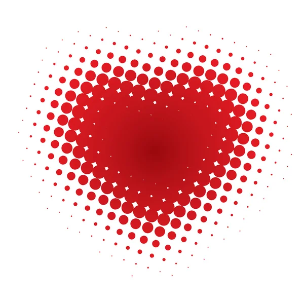 Abstrakt hjärta (illustration) — Stock vektor