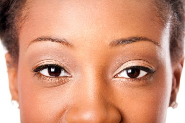 African beauty eyes clipart