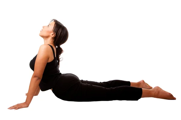 Cobra positie yoga oefening — Stockfoto