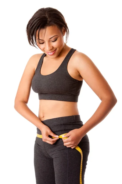 Weight conscious woman — Stock Photo, Image