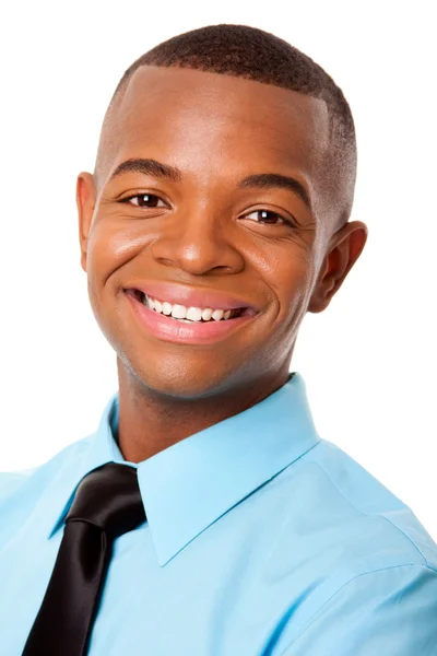 Handsome happy young business man — Stock Photo, Image