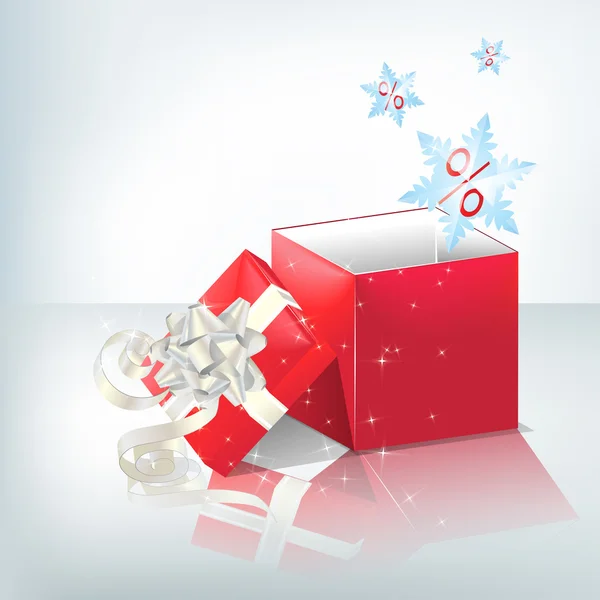 Pudełko świąteczne — Wektor stockowy