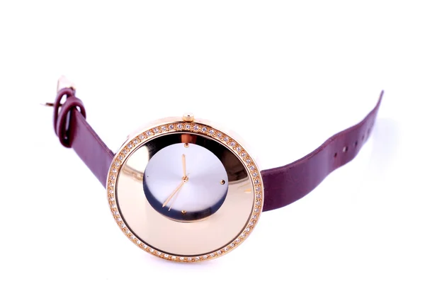 Uhr mit Diamant — Stockfoto
