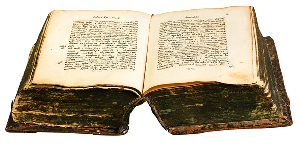 Oudkerkslavisch boek geïsoleerd — Stockfoto