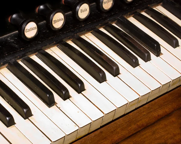 Oude piano bar — Stockfoto