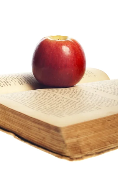 Libro de manzana — Foto de Stock
