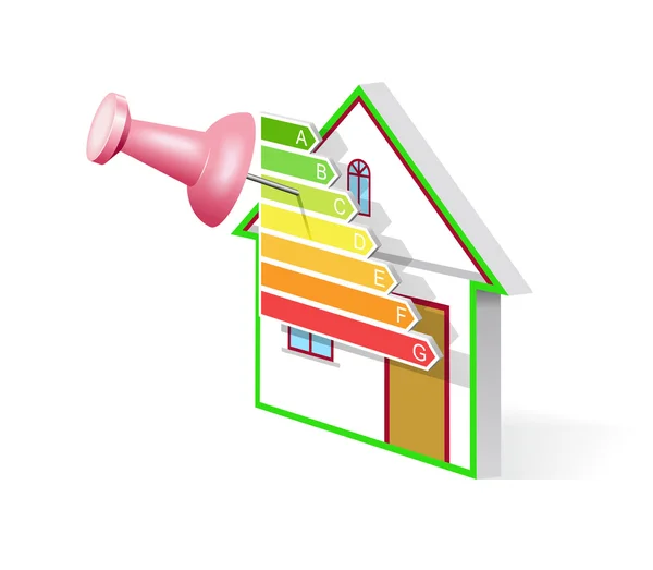 Energieeffizientes Zuhause. — Stockvektor
