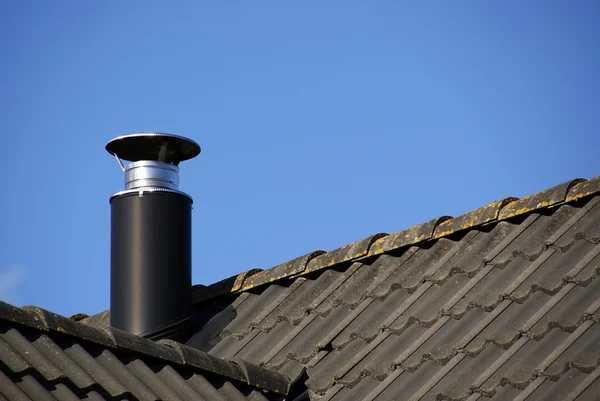 Pipe and roof — Stock Photo, Image