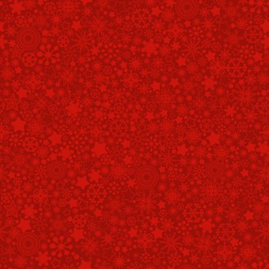 Red Christmas snowflakes texture clipart