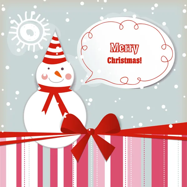 Cartão de presente de Natal —  Vetores de Stock