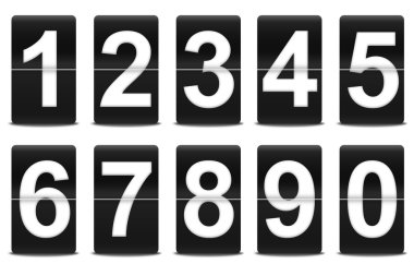 Set of black flip numbers