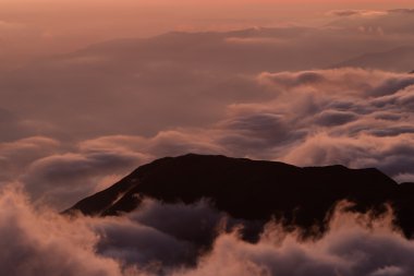 Sunset In Andes