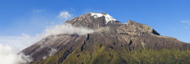 Tungurahua Peak Panorama clipart