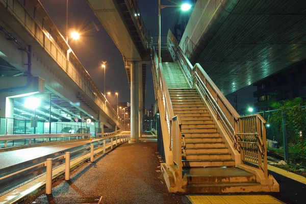 Escaleras nocturnas — Foto de Stock