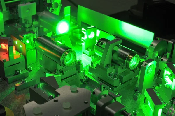 Laser wetenschap — Stockfoto