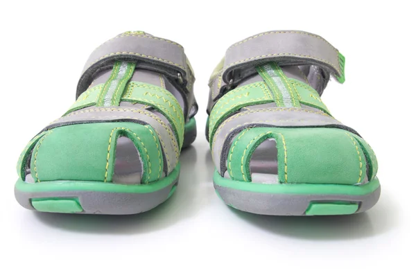 Gyerekek bőr cipő — Stock Fotó