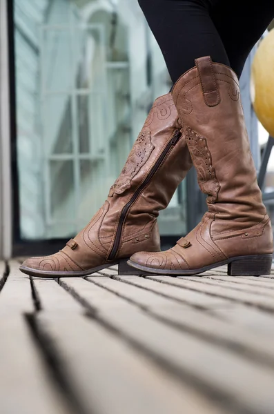 Cowgirl boots — Stock Photo, Image
