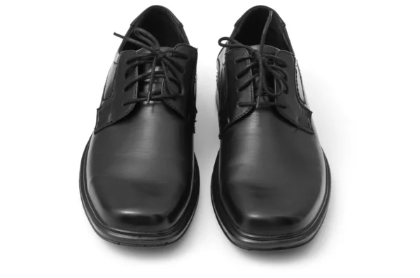 Czarne buty. — Zdjęcie stockowe