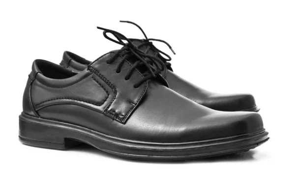 Czarne buty. — Zdjęcie stockowe