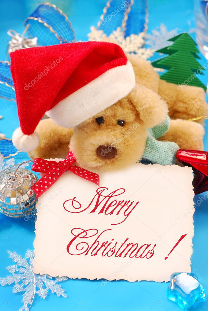 Süße Weihnachtsgrüße Stockfotografie lizenzfreie Fotos © teresaterra