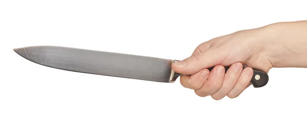 Kniv i en hand — Stockfoto