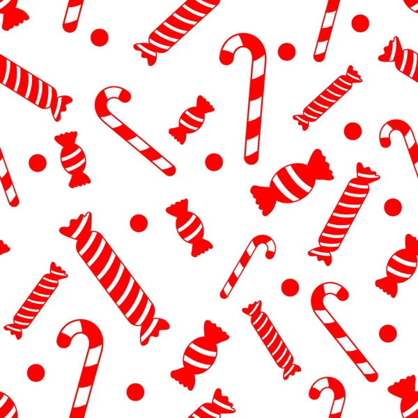 Bonbons de Noël fond — Image vectorielle