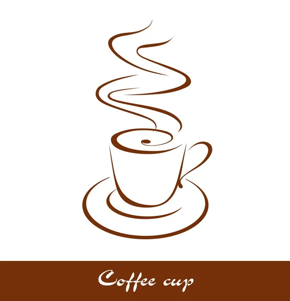 Cangkir kopi - Stok Vektor