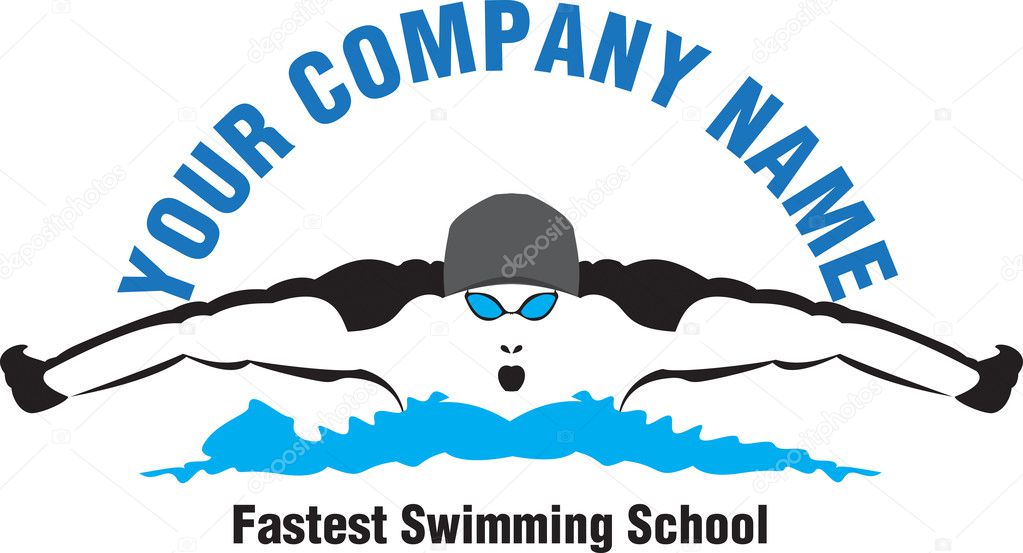 Swimming Logo Fast