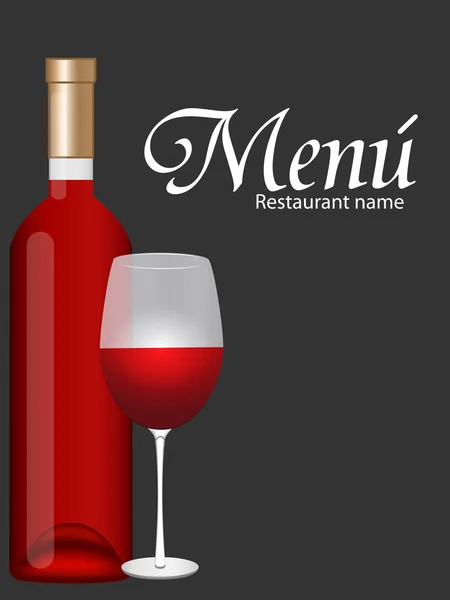 Cartão de vinho — Fotografia de Stock
