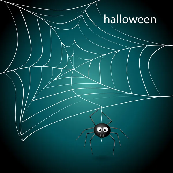 Spinnennetz — Stockvektor